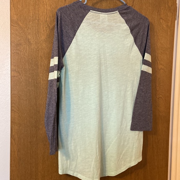 Victoria’s Secret pink baseball style tee. - Picture 2 of 4